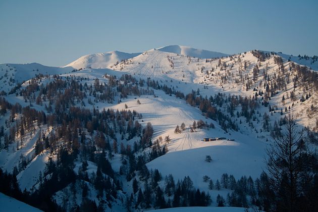 L'alba su Bazena, dettaglio